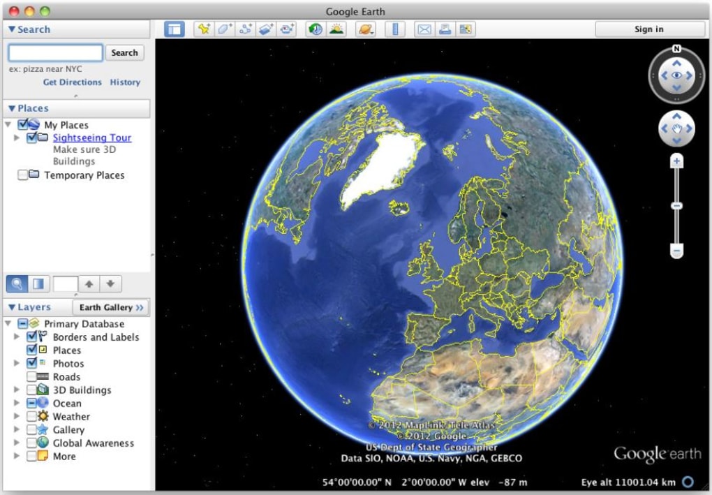 Legacy Google Earth Download Mac